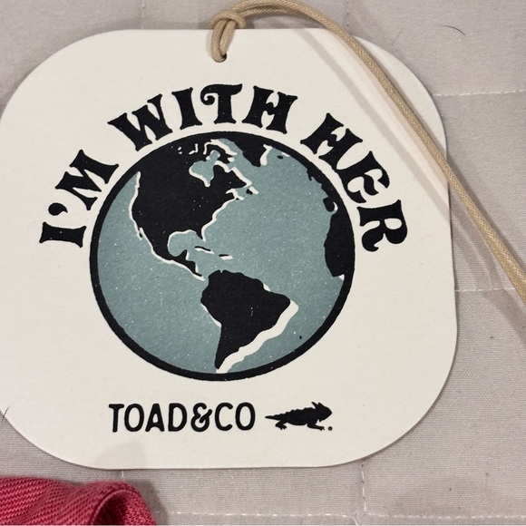 NWT Toad&Co Cue Wrap Sleeveless Dress Pink Belt Pocket Medium - Picture 6 of 11